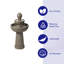 Fontaine à cascade 37.80 "H-1742453500