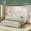 Base de lit plateforme en bois pour grand lit-1332890329