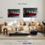 Red Wine Row sur impression sur toile-1557244399