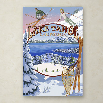 Publicité rétro sur toile Kadey «Travel Poster 49»
