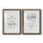 Papier, cadre noyer