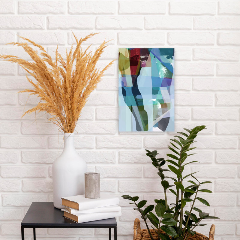 Art contemporain contemporain abstrait contemporain, H 18 po x l 12 po