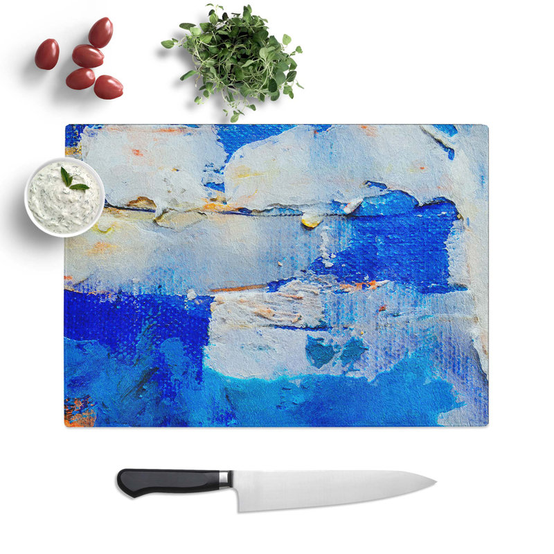 Tempered Glass Art Painting Vol.18 Chopping Board, 28.5 cm W x 20 cm L