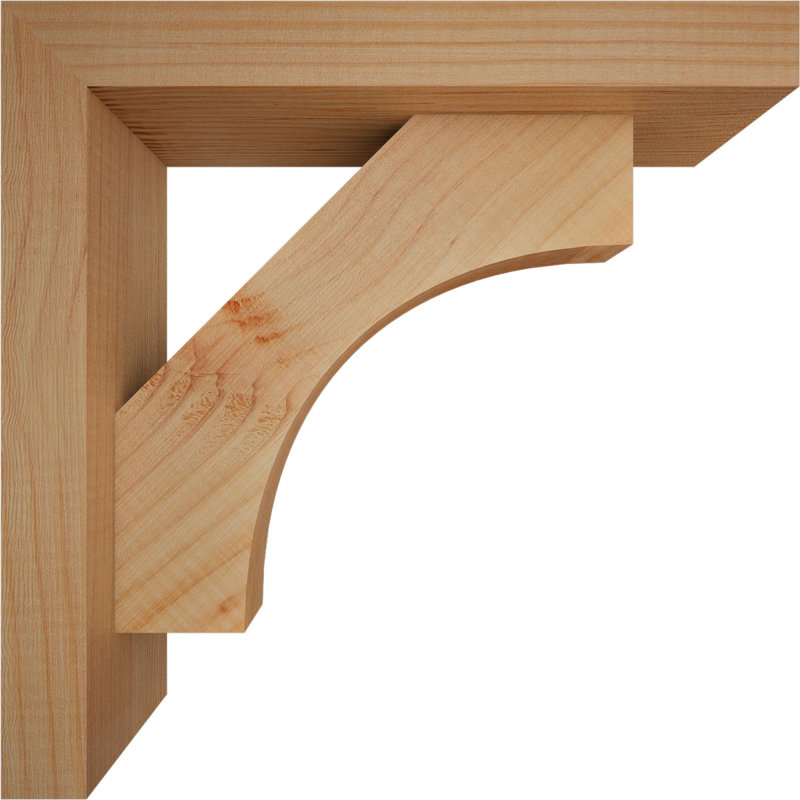 Support Westlake Block avec support décalé, 14 po x 14 po, Sapin Douglas de l 3 1/2 (lisse)