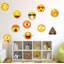 Adhésif décoratif emoji faces-1892600977