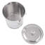 Seau en acier inoxydable avec couvercle Flosi 2 / 3,7 gallons-1220410970