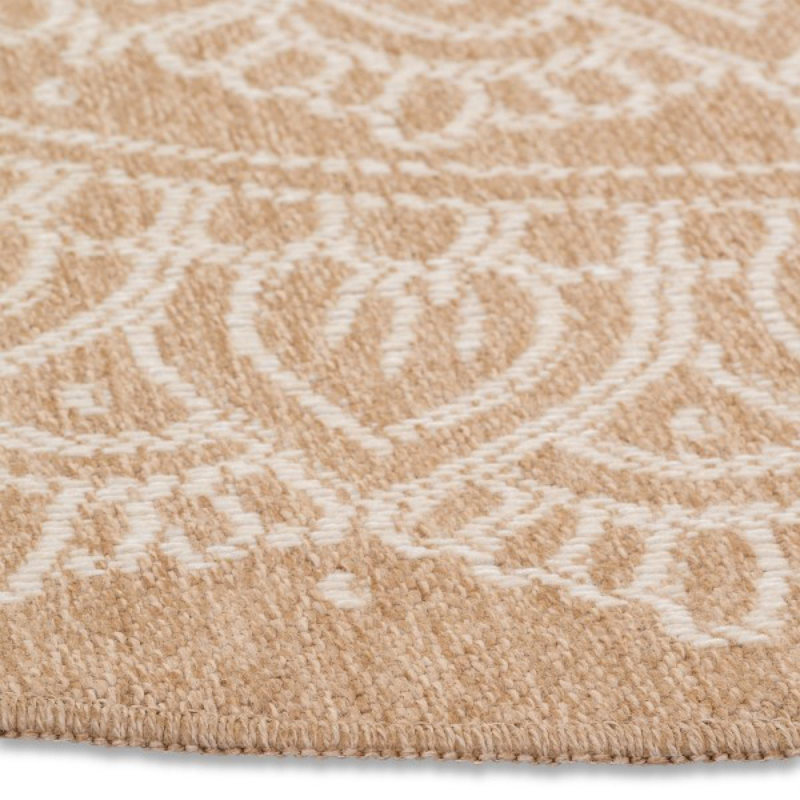 Tapis brun / blanc Avanos, Carré 6 pi
