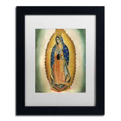 « the virgin' » par sergio cruz, reproduction sur toile encadrée