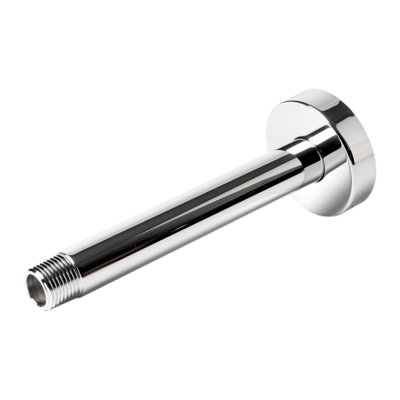 Black Matte 6" Round Ceiling Shower Arm