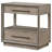 Prescott Taupe Oak 2-Drawers Nightstand