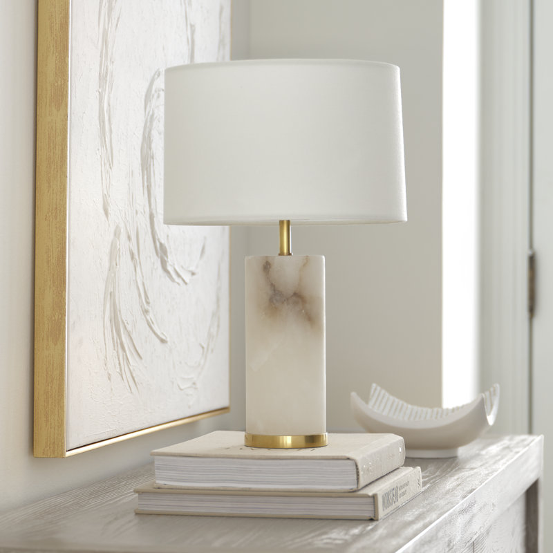 Lineham Cordless LED Table Lamp by AERIN, Clear/Polished Nickel