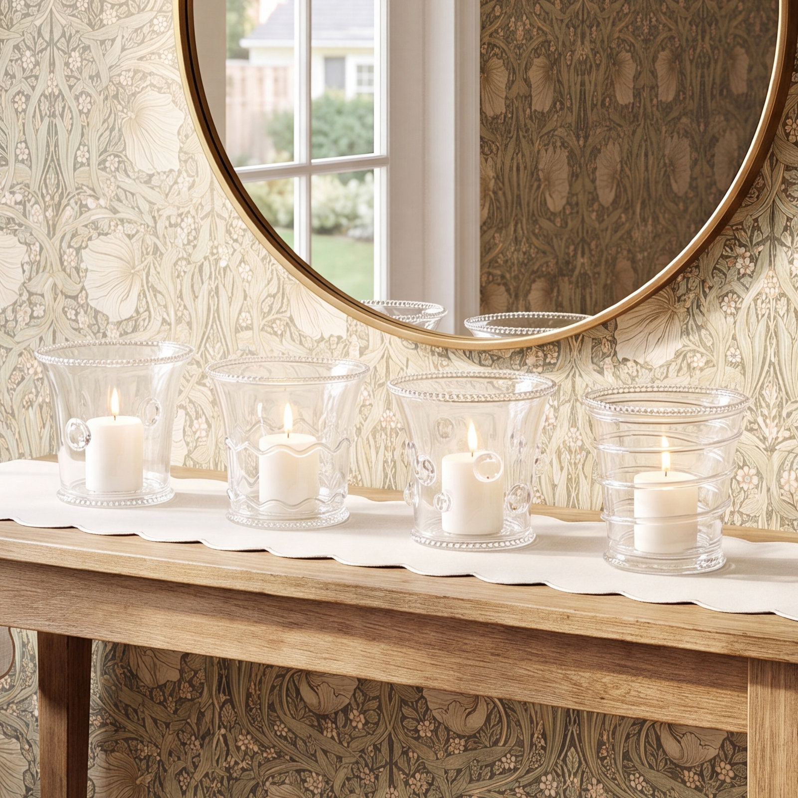 La Boheme Glass Votive Set