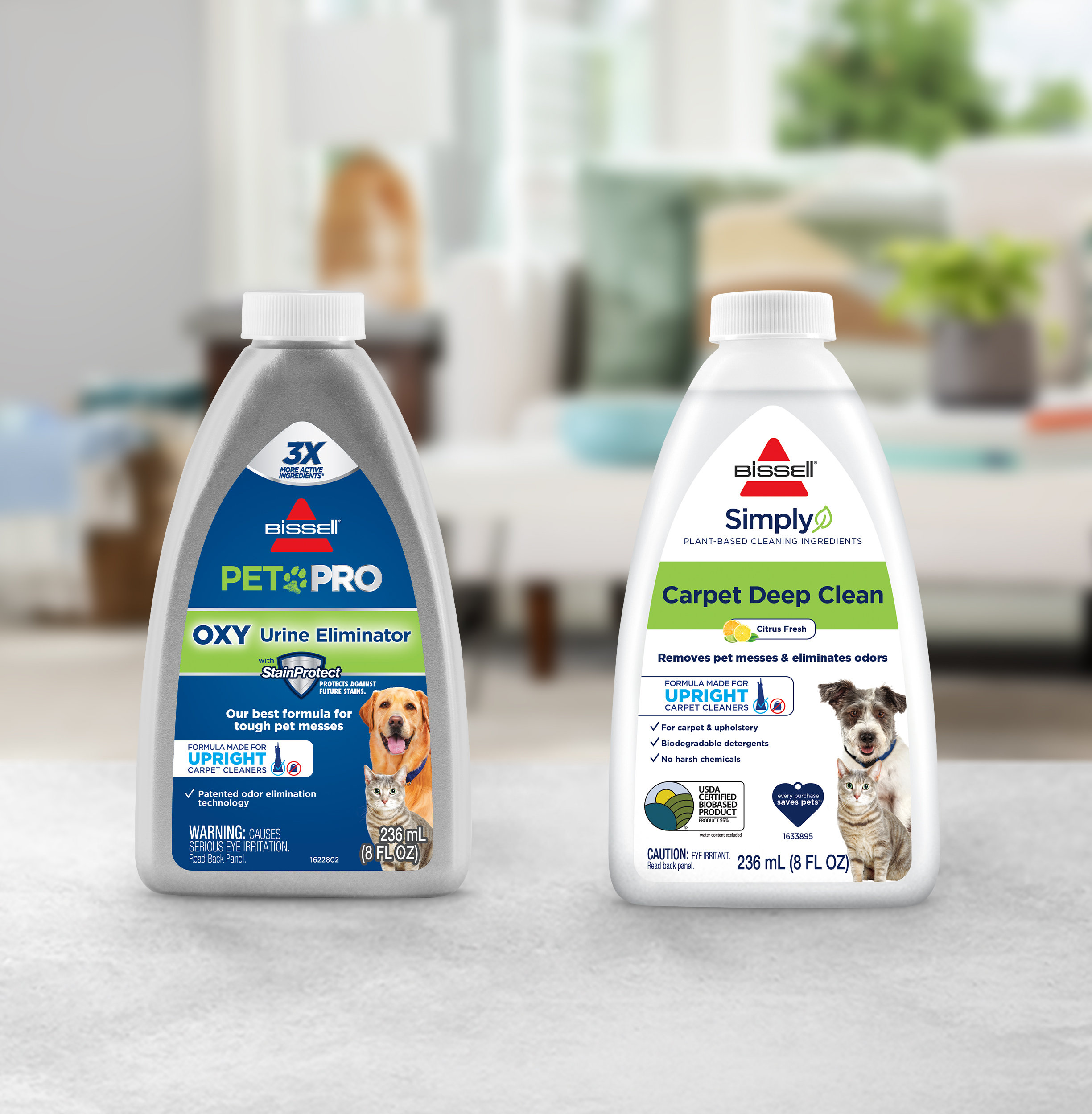 BISSELL Simply Carpet Deep Clean Pet For Upright Carpet Cleaners 48 oz