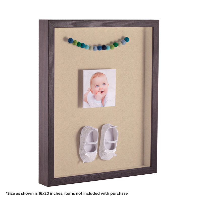 Wood Matte Shadow Box Picture Frame, Seaside