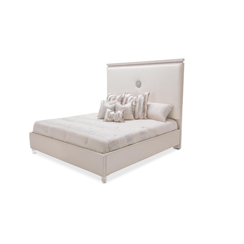 Glimmering Heights Vegan Leather Bed