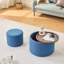 2 repose-pieds gigognes avec rangement (bleu)-1750252124