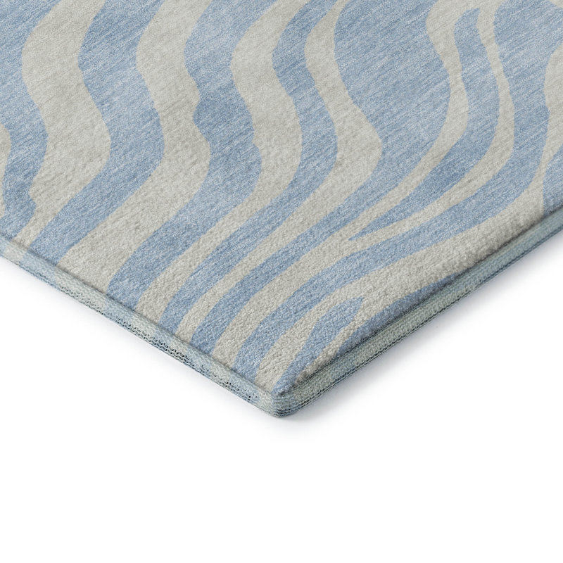 Premium Machine Washable Kian AMF1042 Animal Print Rug, Rectangle 5 pi x 7 pi 6 po