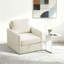 Fauteuil pivotant rembourré avec rangement 29,5 po-2122638701