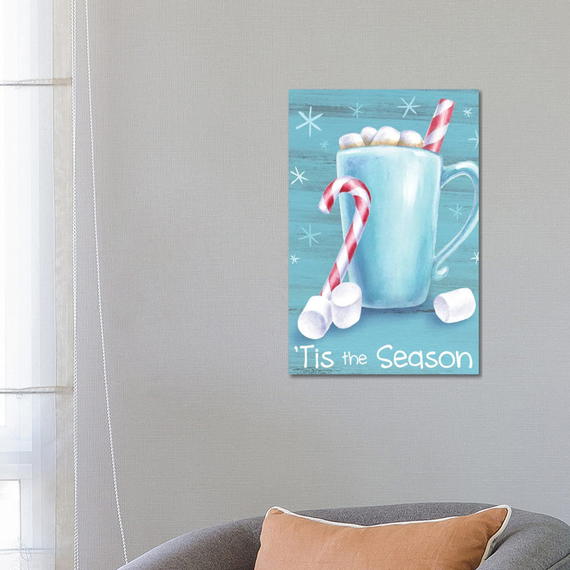 Peppermint Cocoa II-Tis The Season by Kelsey Wilson - Wrapped Canvas Gallery-Wrapped Canvas Giclée