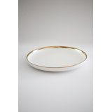 The Luxury Collection White Plate with Gold Trim - Large 10"