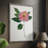 PressedCamelliaI Framed Print - Solid Wood-1925931423