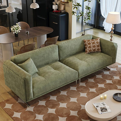 Coussin modulaire vert 100% polyester