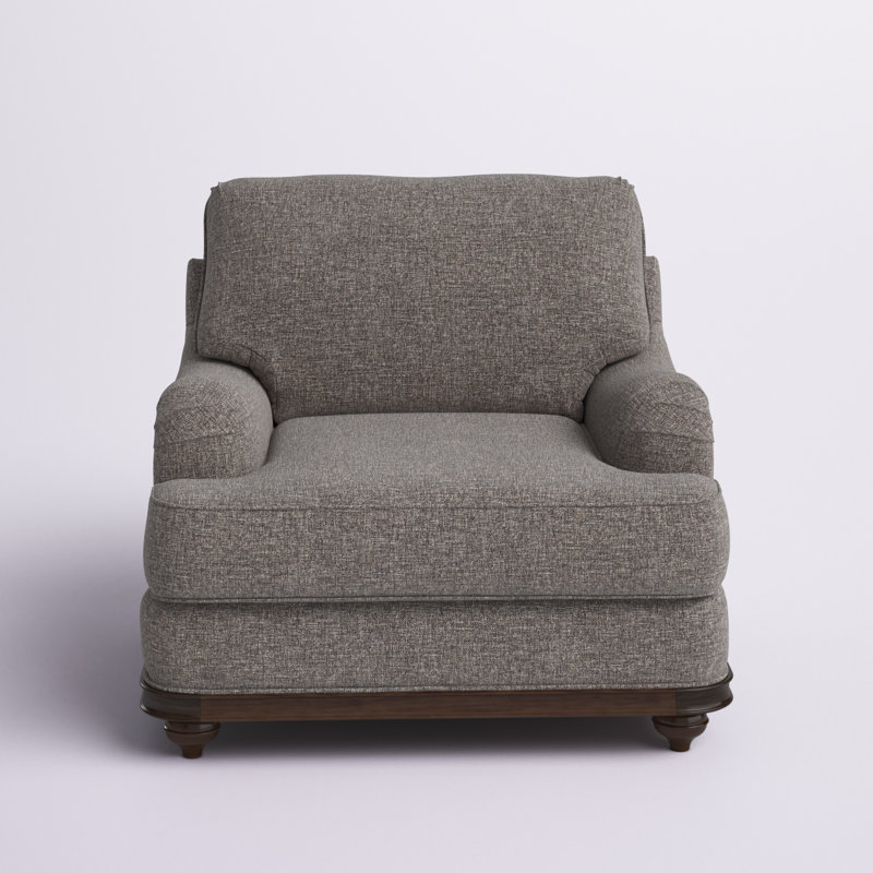 Ducote Upholstered Club Chair, Light Brown