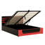 Lit plateforme Esports Gaming avec rangement hydraulique et look Cyberpunk-955376514