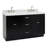 Hamlet 61'' Double Bathroom Vanity with Carrara Marble Top-309011833