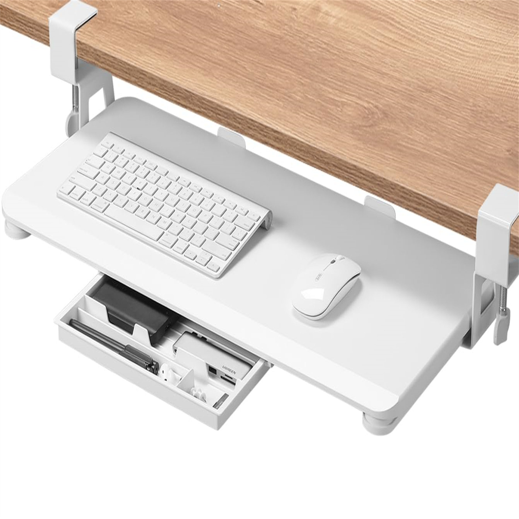 Inbox Zero Lorea 27'' W No Keyboard Tray/Drawer | Wayfair