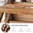 63" Solid Wood Executive Desk, Farmhouse Wooden Large Home Office Desk
