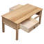 Alpena Solid Wood Four Leg Coffee Table with Storage