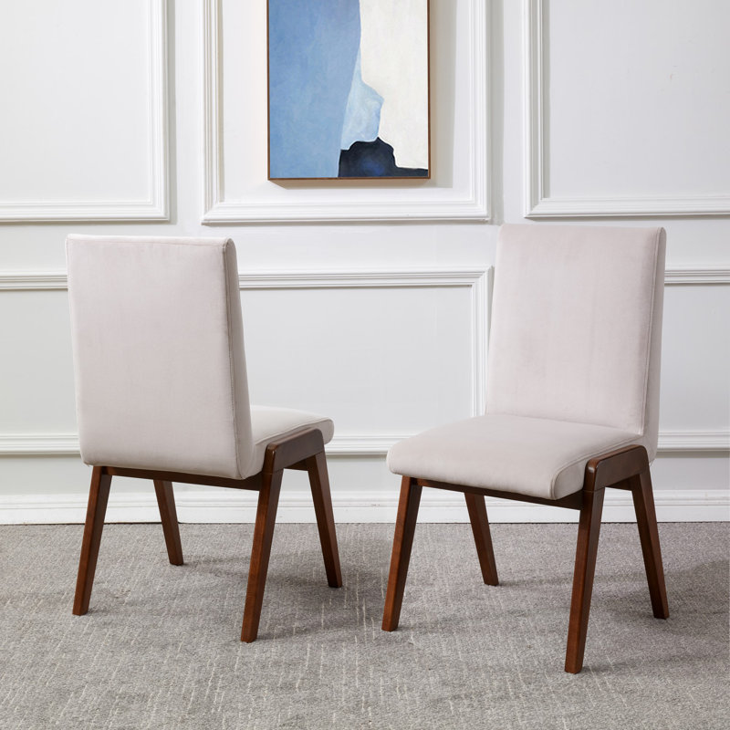Chaise d'appoint rembourrée Orly, Gris clair