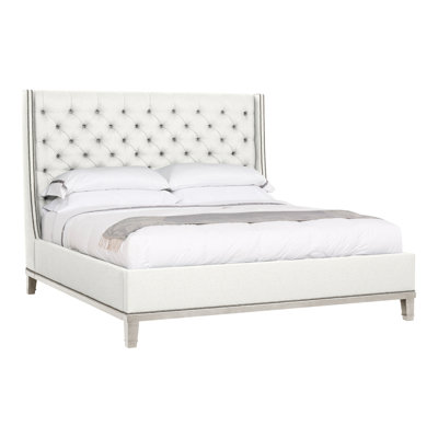 Michael Weiss Solid Wood Wingback Bed