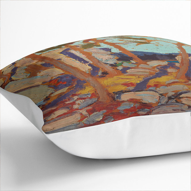 Square Cushion, 40cm H x 40cm W x 15cm D, White