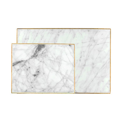 Canvas Home Verona Marble Cheese Boards, Set of 3