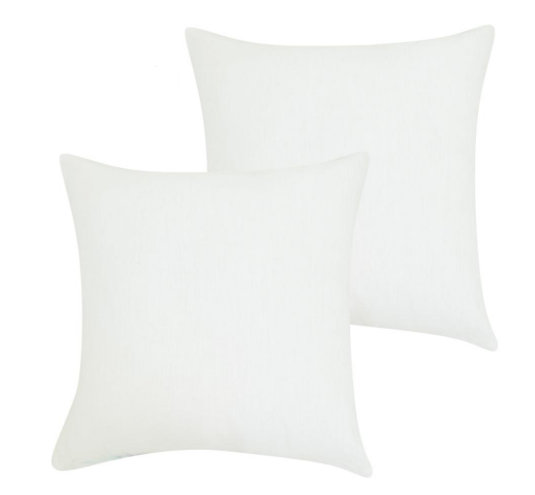 Dilip Accent Pillow, Square 20", White