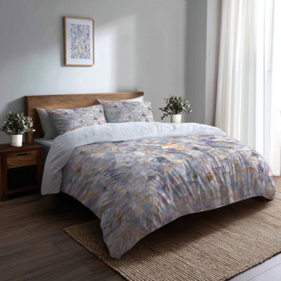 Ensemble de literie 3 pièces Patchwork - Ensemble de housse de couette mosaïque moderne