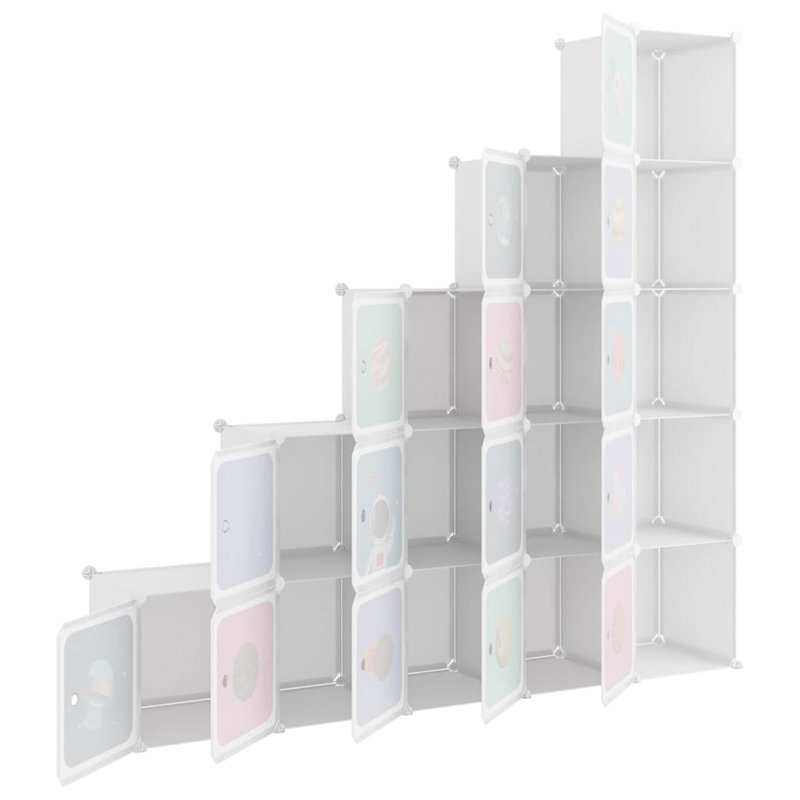 15 Pair Shoe Storage Box, White