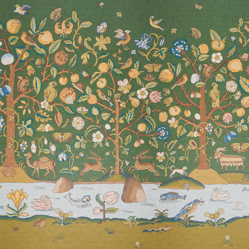 Chaucer's Forest Panel Set, Alabaster