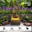 Fontaine d'eau de jardin moderne et moderne avec cascade et cascade de 4 niveaux pour terrasse-1716134075
