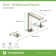 Duro Widespread Bathroom Faucet with Push Pop Drain