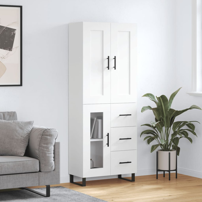 Anmay Storage Cabinet, White