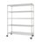 EcoStorage™ 60'' W Steel Height -Adjustable Shelving Unit with Wheels-1626322169
