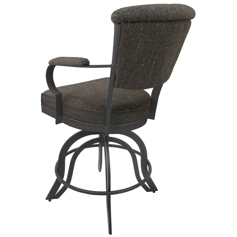 Tabouret de bar 26 po Miami, Gris / cacao Plumley, Tabouret de bar (siège d'une hauteur de 30 po)