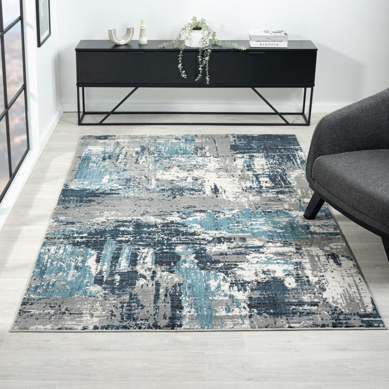 Sharne Abstract Indoor Rug, Rectangle 5'3" x 7'3"