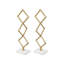 Table Decor  Set of 2  14" x 5" x 3"  Gold/White