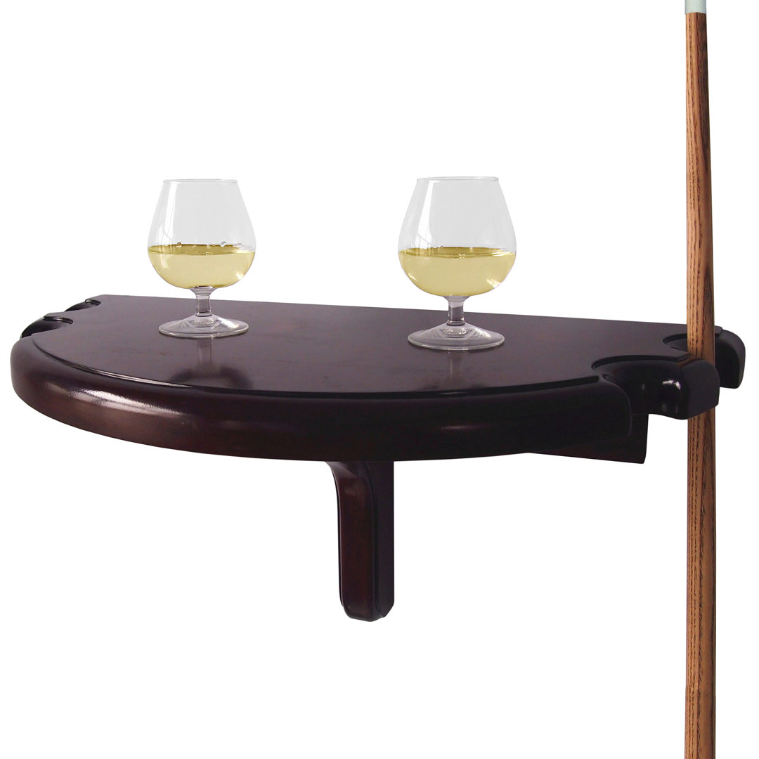 Premium Half Moon Pool Cue Wall Shelf Hathaway Games