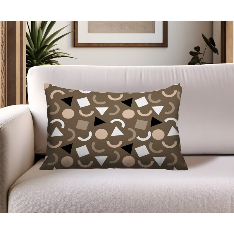 Coussin lombaire réversible intérieur / extérieur Lunko, Rectangle H 14 po x l 20 po