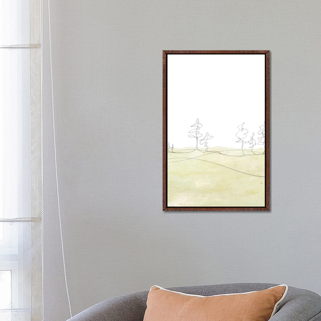 Minimalistische weiche Landschaft von Whales Way - Gallery-Wrapped Canvas Giclée on Canvas